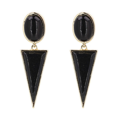 Inverted Triangle Drop Earrings