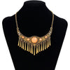 Metal Fringes Vintage Necklace