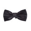 Black Satin Bowtie