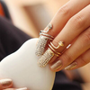 Bling Heart Nail Ring