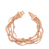 Crystal Studded Multi Layer Bracelet