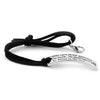 LIFE ISNT ABOUT SURVIVING THE STORM Inspirational Leather Bracelet
