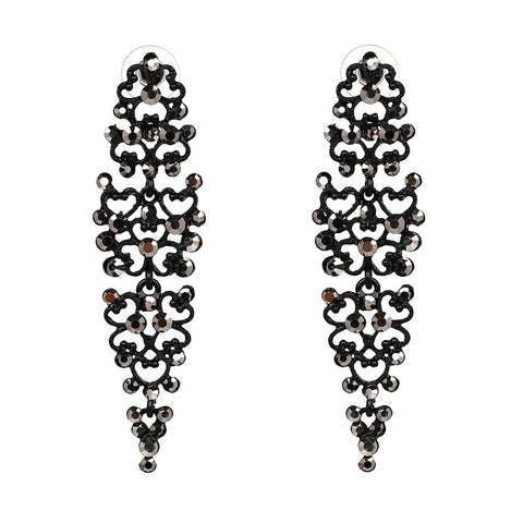 Vintage Curls Drop Earrings