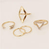 Triangle & Diamond Rings Set