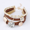 Metal Heart Charm Chain Bracelet