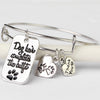 DOG HAIR COMPLETES THE OUTFIT Adjustable Bangle Bracelet