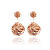 Hollowed Wires Double-side Earrings