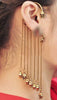 Hanging Skulls Ear Cuff