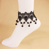 Vintage Lace & Bead Anklet