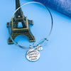 ALWAYS SISTERS ALWAYS THERE Engraved Charms Bracelet