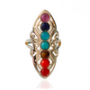 Colorful Gem Stone Ring