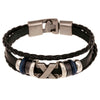 Cross Sign Leather Bracelet