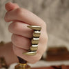Devil Teeth Two-Finger Ring