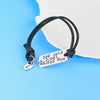 MY STORY ISNT OVER YET Motivational Quote Leather Bracelet