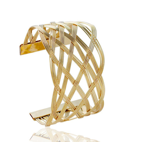 Criss Cross Cuff Bracelet