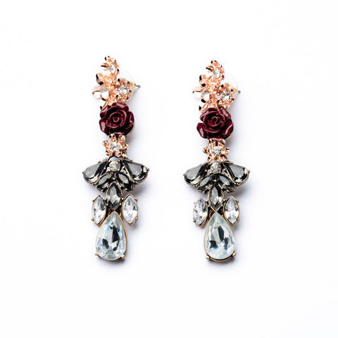 Wild Roses Drop Earrings