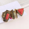 Boho Vintage Rings Set