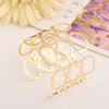 Abstract Circles Cuff Bracelet