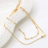 Sweet Heart Double Layer Anklet