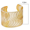 Waves Design Cuff Bracelet