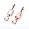 Rectangle & Drop Geometric Earrings