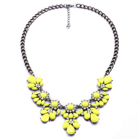 Falling Flowers Necklace