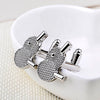 Table Tennis Shape Cufflinks