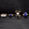 Stone Embellished Rings Set