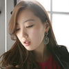 Hollow Hanging Oval Earrings