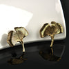 Apricot Leaf Brooch