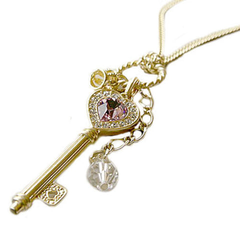 Heart Key Pendant Chain