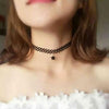 Star Pendant Black Velvet Choker