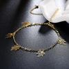 Maple Leaf Charms Anklet