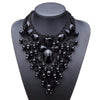 Vintage Beaded Lace Necklace