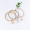 Butterfly Charms 3Pc Bracelet