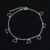 Heart Dangle Sparkling Anklet