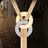 Crystal 8 & Tassel Chain