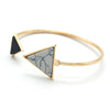 Two Triangles Marble Bracelet