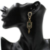 Geometric Window Drop Earrings