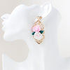 3D Floral Vintage Earrings