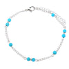 Turquoise Beaded Anklet