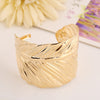 Delicate Feather Cuff Bracelet