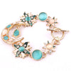 Moon & Stars Charms Bracelet
