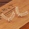 Criss-cross Leaves Collar Pin (Set of 2)