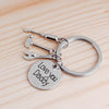 LOVE YOU DADDY Screwdriver/Hammer/Spanner Charms Keychain