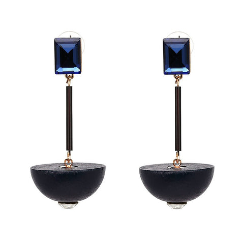Hanging Sphere Drop Earrings