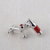 Wineglass Wine Bottle Cufflinks