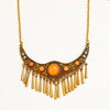 Metal Fringes Vintage Necklace