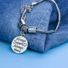 ALWAYS SISTERS ALWAYS THERE Engraved Charms Bracelet