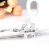 HIS ALWAYS HERS FOREVER Couple Keychain
